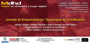 Inmomtica en Jornada-Emprendedores UPM